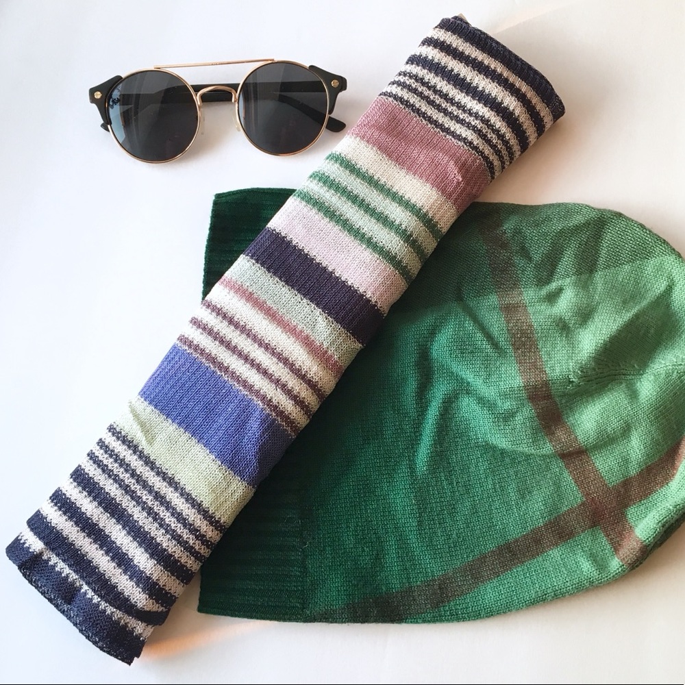 Missoni Metallic Stripe Scarf